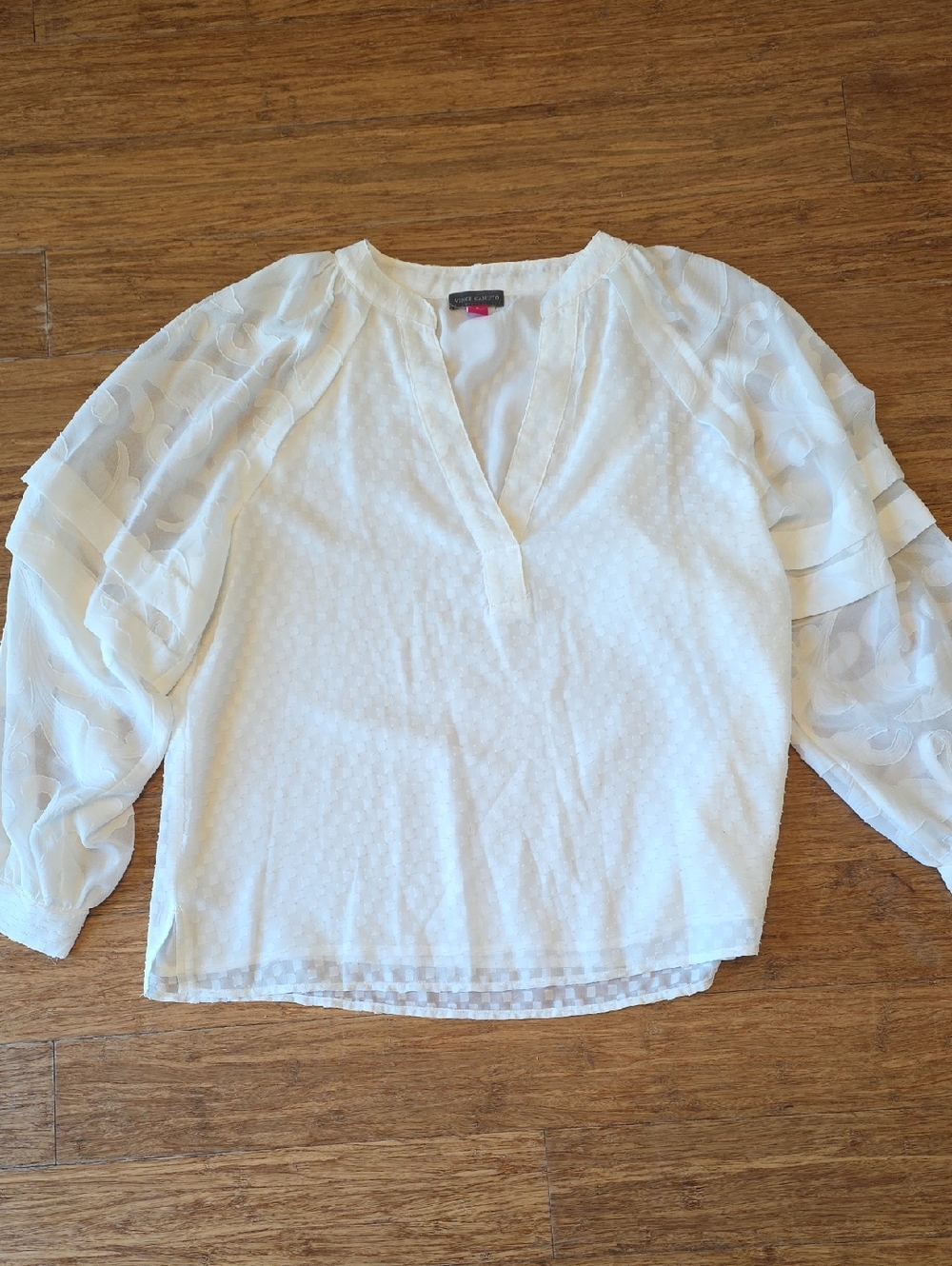 Textured Vince Camuto Blouse